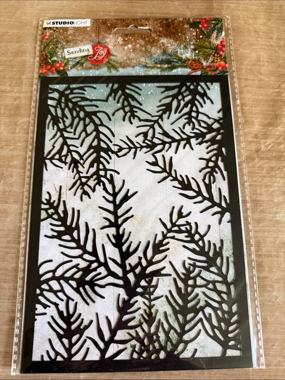 StudioLight Sending Joy Holiday Decorative Stencil